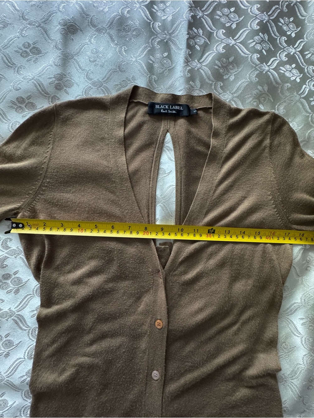 Paul Smith Black Label Open Back Longline Cardigan S - Picture 9 of 11